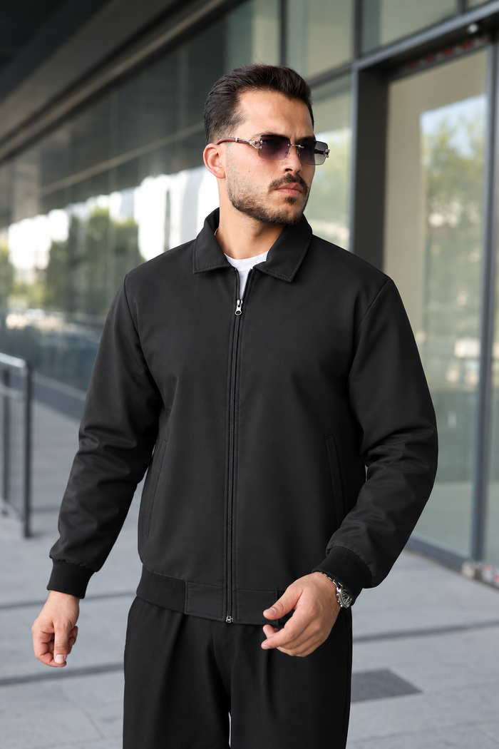 Urban 01 Siyah Mevsimlik Erkek Mont
