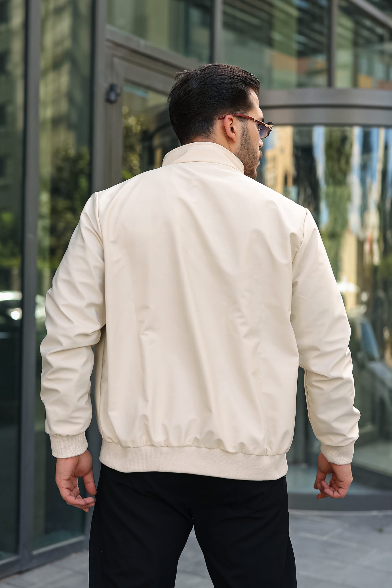 Urban 02 Krem Mevsimlik Erkek Mont